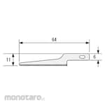 OLFA Cutter Blades Narrow Type for Saw & Art Knife (Isi Cutter)