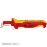 KNIPEX Small Knife for Stripping with Guide Shoe (Pisau Kecil)