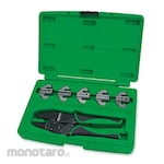 Toptul Quick Interchangeable Ratchet Crimping Tool Kit (Tang Crimping)