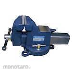 KING TONY 360° Cast Steel Bench Vise & Display Rack