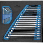 GEDORE Combination Spanner Set Foam Insert (Kunci Ring Pas Set)