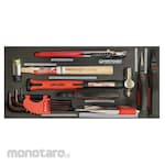 MAXPOWER Plier, Chiesel & Hex Key Set Tool Tray