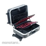 Pro'sKit Heavy-Duty ABS Case with Wheels and Telescoping Handle