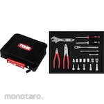TONE (formerly Maeda Metal Industries) Tool Set for Mechanics Carbon-Like Tray Specifications 9.5sq 21pcs Set