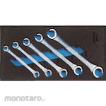 GEDORE Set of Open Flare Nut Spanners