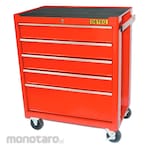 OSTEQ Roller Cabinet 5 Drawer with Smooth Action Slide Cabinet