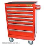 OSTEQ Roller Cabinet 7 Drawer with Heavy Duty Side Handle