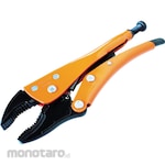 Grip-on Locking Pliers Curved Jaw with Wire Cutter (Tang Buaya)