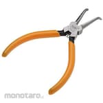 Hirota Tools Bent tip pliers with spring