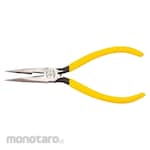 KLEIN Standard Long Nose Pliers Side Cutting with Spring