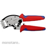 KNIPEX Twistor16 Self-Adjusting Crimping Pliers for Wire Ferrules with Rotatable Die Head