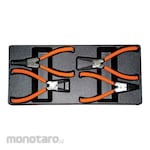 KRISBOW Circlip Pliers In/Out with Tray (Tang Jepit)