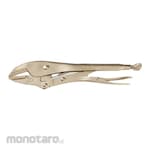 Nicholson Locking Pliers Curved Jaws with Wire Cutter