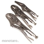 RS PRO 3 Piece Locking Pliers Set, Chrome Molybdenum Steel