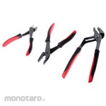 RS PRO Pliers Set, 3 Pieces, Chrome Nickel Steel