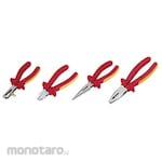 RS PRO Pliers Set, 4 Pieces, Chrome Vanadium Steel