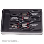 RS PRO Snap Ring Pliers Set, 4 Pieces, Carbon Steel