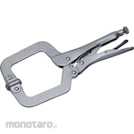 SUPER TOOL Locking Pliers C-Clamp Wide Mouth Type
