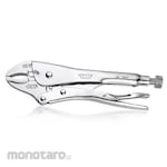 Toptul Curved Jaw Locking Pliers with Wire Cutters