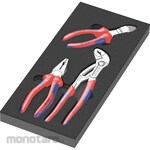 WERA KNIPEX pliers set with urethane