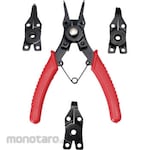 monotaro Snap Ring Pliers Hole, Dual Purpose (Tang Jepit Snap Ring)