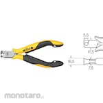 Wiha (Wiha/Noga) Nippers ESD Precision End (Tang Potong)