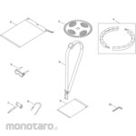KYORITSU [Parts] Accessories Engine BrushCutter SRE2230GT