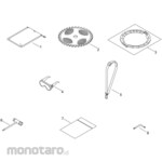 KYORITSU [Parts] Accessories Engine BrushCutter SRE2431LT