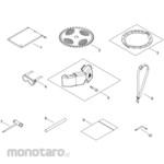KYORITSU [Parts] Accessories Engine BrushCutter SRE2731P-GHT