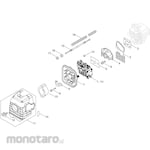 KYORITSU [Parts] Air Cleaner/Carburetor for Engine Brush Cutter SRE2230GT