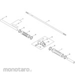 KYORITSU [Parts] Control Stick/Handle for Engine Brush Cutter SRE2230GT