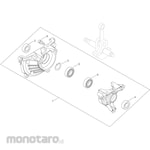 KYORITSU [Parts] Crankcase Engine BrushCutter SRE2230GT