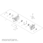 KYORITSU [Parts] Crankcase Engine BrushCutter SRE2431LT