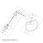 KYORITSU [Parts] Gear Case and Safety Cover for Engine Brush Cutter SRE2230GT