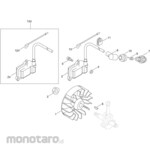 KYORITSU [Parts] Magneto Engine Brush Cutter SRE2230GT