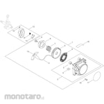 KYORITSU [Parts] Recoil Starter Pulley for Engine Lawn Mower SRE2431LT