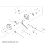 KYORITSU [Parts] Throttle Engine BrushCutter SRE2431LT