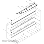 KYORITSU [Parts] Blade Hedge Trimmer HT7501