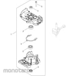KYORITSU [Parts] Crankcase Hedge Trimmer HT6001
