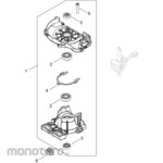 KYORITSU [Parts] Crankcase Hedge Trimmer HT6001W