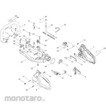 KYORITSU [Parts] Handle Hedge Trimmer HT6001W