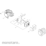 KYORITSU [Parts] Muffler Hedge Trimmer HT6001