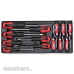 Yato PVC Tray with Screwdrivers Set