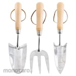 Rutland Stainless Steel Garden Set Wooden Handles