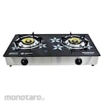 Maspion Kompor Gas Tempered Glass 2 Tungku