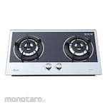 Rinnai Gas Hob 2-Burner Glass (Kompor Tanam Gas)