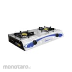 WINN GAS Gas Stove 2-Burner Stainless Steel (Kompor Gas 2 Tungku)