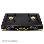 WINN GAS Kompor Gas 2 Tungku Burner Kuningan