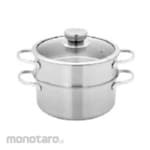 Bima Precious Kitchen Pot and Steamer with Glass Cover