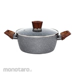 Cypruz Grey Marble Series Casserole Pan